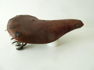 antieke fiets BROOKS zadel leder retro vintage beschikbaar voor biedingen