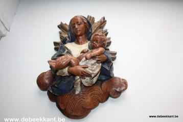 Retro vintage antiek oud Mariabeeld beschikbaar voor biedingen