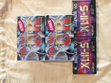 Maxell UR 5-pack twee stuks + Xl2-s 90 en XL2-s 60 beschikbaar voor biedingen