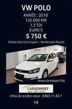 Vw Polo 1.2 TDI 125.000km 12 mois de Garantie, Auto's, Euro 5, Wit, Bedrijf, Grijs