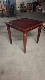 36 horeca cafe bistro tafels massief hout + stoelen partij, Ophalen of Verzenden