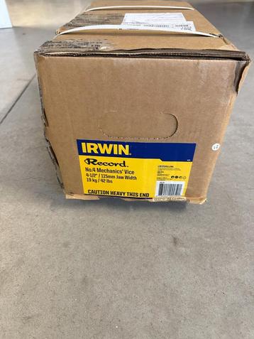 Bankschroef Irwin nr. 4 - Nieuw in verpakking