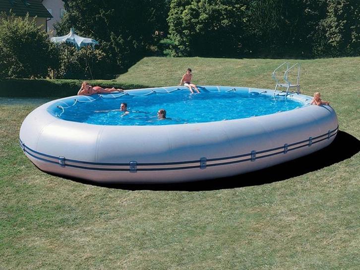 zwembad Zodiac Ovline 4000, Tuin en Terras, Zwembaden, Gebruikt, Opzetzwembad, 120 cm of meer, 400 cm of meer, 300 cm of meer