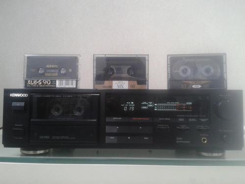 « Lecteur de cassettes » Kenwood KX-3510 + CASSETTE Maxell M, TV, Hi-fi & Vidéo, Decks cassettes, Kenwood, Auto-reverse, Commandes tactiles