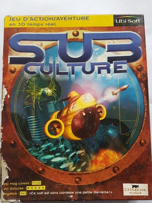 Jeu pc Sub Culture Windows 95, Consoles de jeu & Jeux vidéo, Jeux | PC, Utilisé, Aventure et Action, Enlèvement ou Envoi