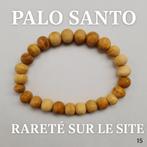 Bracelet Palo Santo – Purification & Protection – RARE –, Bijoux, Sacs & Beauté, Bracelets, Envoi, Neuf, Beige, Bois