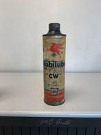 Mobiloil olie blik, Ophalen of Verzenden, Gebruikt, Verpakking