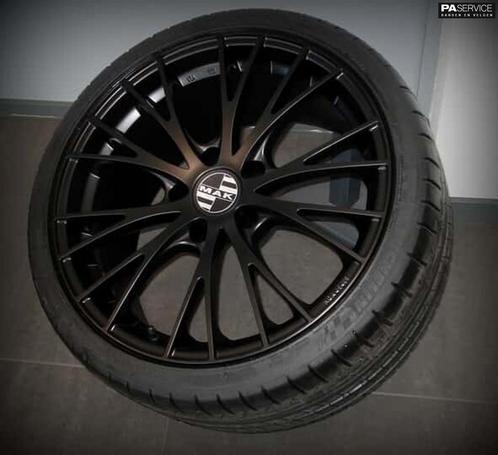 Nw 20 inch Matzwart MAK Tesla Model 3 set incl Hankook TPMS, Auto-onderdelen, Banden en Velgen, Banden en Velgen, Zomerbanden