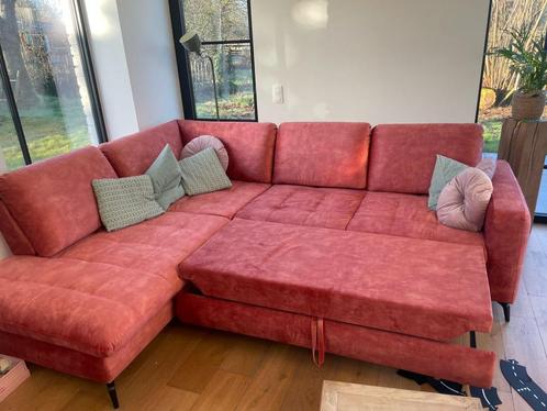 Zetel: hoek nieuw!, Huis en Inrichting, Zetels | Complete zithoeken, Nieuw, Kunststof, Stof, Ophalen