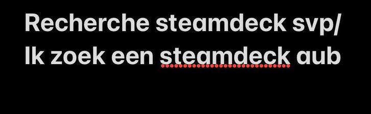 Steamdeck aub/svp, Games en Spelcomputers, Spelcomputers | Overige, Ophalen of Verzenden