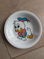 Vintage plastic bord Donald Duck, Ophalen of Verzenden, Zo goed als nieuw