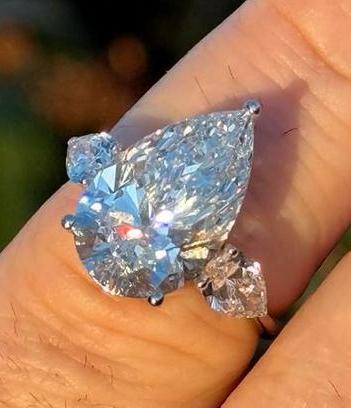 Nieuwe gouden ring met VS2 diamant van maar liefst 6,07ct!, Bijoux, Sacs & Beauté, Bagues, Neuf, Femme, 17 à 18, Or, Or, Avec pierre précieuse