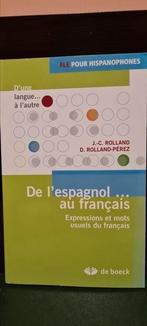 De l'espagnol au français, Livres, Enlèvement ou Envoi, Neuf