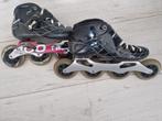 Skeelers Powerslides met Raps onderstel maat 43 ZGAN, Sports & Fitness, Patins à roulettes alignées, Rollers 4 roues en ligne