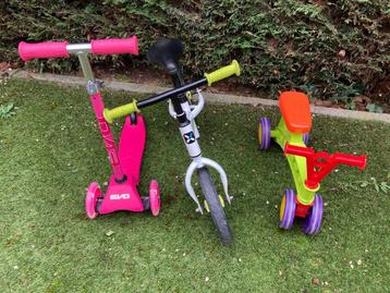 KINDERFIETSJES, Fietsen en Brommers, Ophalen, Gebruikt, Minder dan 16 inch