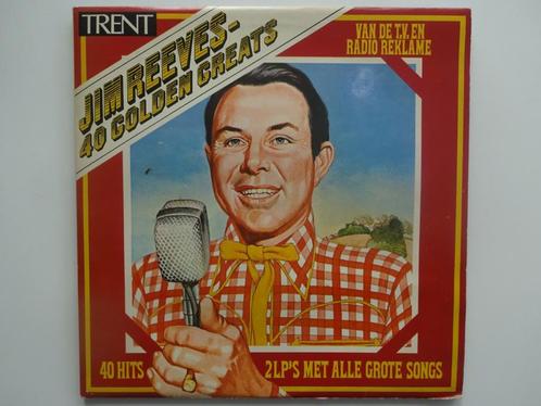 Jim Reeves - 40 Golden Greats (1975 - Dubbel Lp), Cd's en Dvd's, Vinyl | Country en Western, Ophalen of Verzenden
