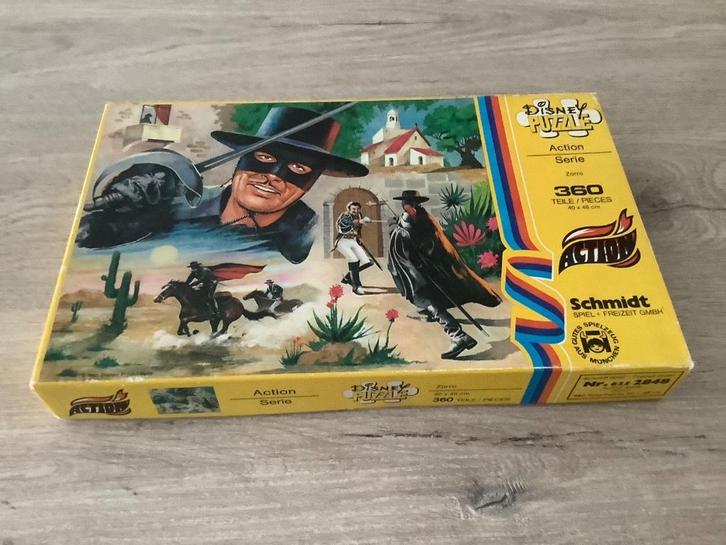 Puzzle Disney Zorro (360 pièces), Collections, Cinéma & Télévision, Comme neuf, TV, Enlèvement ou Envoi