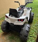 Quad électrique blanc 12V 7km/h, Ophalen, Zo goed als nieuw