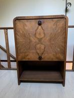 Vintage barkast wortelnotenhout, Huis en Inrichting, Ophalen, Gebruikt