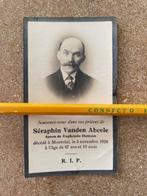 BP SCHORE-MIDDELKERKE DHR SERAPHIN VANDEN ABEELE 1861, Verzamelen, Bidprentjes en Rouwkaarten, Ophalen of Verzenden, Bidprentje