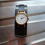 Vintage Dameshorloge Glashütte 17 Rubis, Handtassen en Accessoires, Horloges | Dames, Overige materialen, Leer, Polshorloge, Zo goed als nieuw