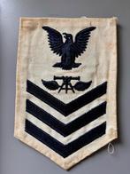 WWII US Navy Chief Fire Controlman Patch, Verzamelen, Militaria | Tweede Wereldoorlog