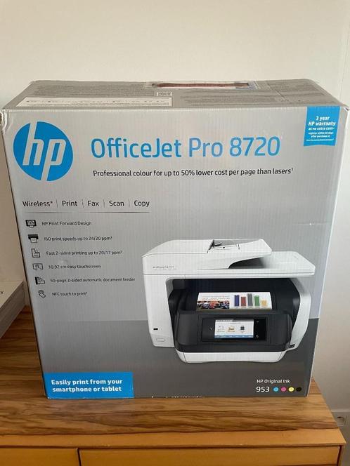 HP Officejet Pro 8720, Computers en Software, Printers, Printer, Inkjetprinter, Faxen, Kleur printen, Kopieren, Scannen, Zwart-en-wit printen