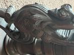 Mahoniehouten Acajou Mechelse tafel, Ophalen, Gebruikt, Rond, Mechels