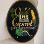 publicité EXPORT DAB, Verzamelen, Ophalen of Verzenden, Gebruikt, Reclamebord, Plaat of Schild, Overige merken