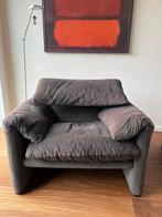 Cassina Maralunga fauteuil, Ophalen, Gebruikt, Eenpersoons, Stof