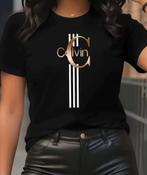 Tshirt, Maat 38/40 (M), Calvin, Zwart, Nieuw