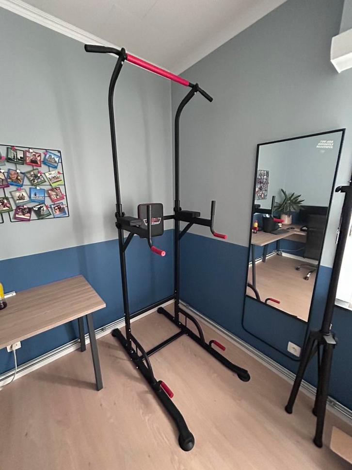 Power Tower Fitness Station Home Gym Hannya, Sport en Fitness, Fitnessmaterialen, Zo goed als nieuw, Armen, Ophalen