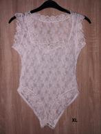 Nieuwe witte kanten body. Maat 42/XL., Kleding | Dames, Topjes, Ophalen, Nieuw, Maat 42/44 (L)