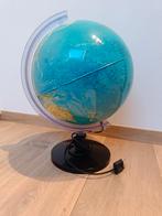 Wereldbol met lamp, Ophalen