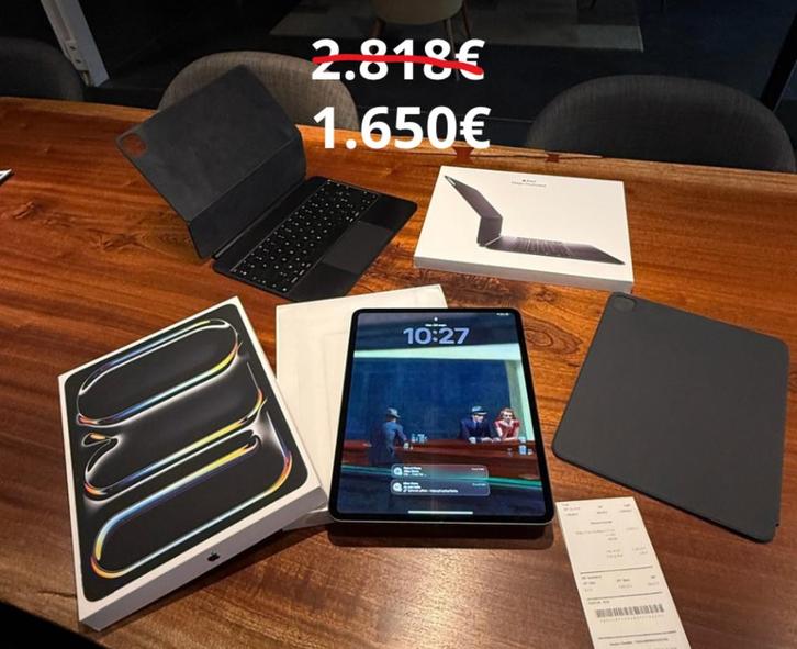 ipads, Computers en Software, Apple iPads, Zo goed als nieuw, Apple iPad Pro, Wi-Fi, 13 inch of meer, 1 TB, Zwart, Ophalen of Verzenden