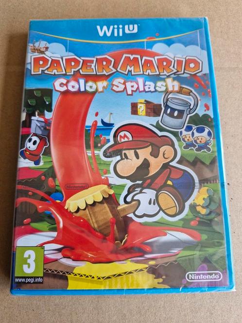 Paper Mario: Color Splash Wii U gloednieuw, Games en Spelcomputers, Games | Nintendo Wii U, Nieuw, Ophalen of Verzenden