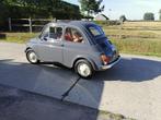 Fiat 500 1973 oldtimer, Auto's, Fiat, 4 zetels, Blauw, Leder, Handgeschakeld