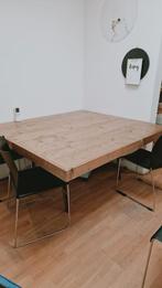 prachtig houten tafelblad 165cm x 155cm, Huis en Inrichting, Tafels | Eettafels, Ophalen of Verzenden, Zo goed als nieuw