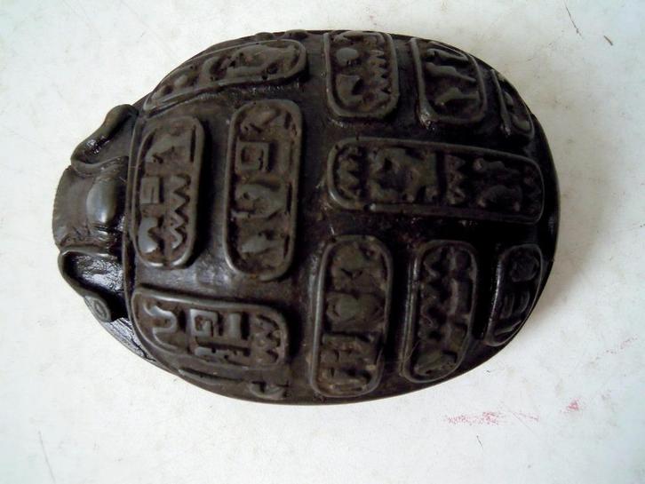 Egyptische scarabee, Antiek en Kunst, Kunst | Niet-Westerse kunst, Ophalen of Verzenden