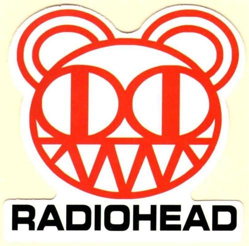 Radiohead sticker #1, Collections, Musique, Artistes & Célébrités, Neuf, Envoi