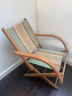 Vintage kinder strandstoel, Jardin & Terrasse, Chaises de jardin, Enlèvement, Utilisé, Bois