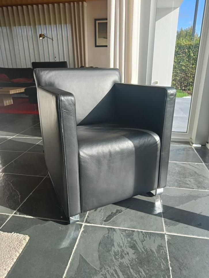 COR Conseta Bijzetzeteltje (zwart), Huis en Inrichting, Zetels | Zetels en Chaises Longues, Zo goed als nieuw, Eenpersoons, Minder dan 150 cm