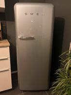 Réfrigérateur Smeg Silver, Electroménager, Avec compartiment congélateur, Utilisé, 60 cm ou plus, Enlèvement