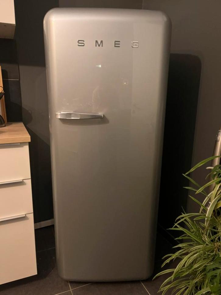 Réfrigérateur Smeg Silver, Electroménager, Réfrigérateurs & Frigos, Utilisé, Avec compartiment congélateur, 140 à 160 cm, 60 cm ou plus