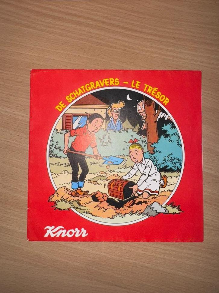 Suske en Wiske – De Schatgravers / Le Trésor – Flexidisc, Verzamelen, Stripfiguren, Zo goed als nieuw, Overige typen, Suske en Wiske