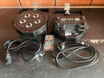 8x American DJ Vpar Led Par beschikbaar voor biedingen
