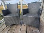 Terrasstoelen - loungestoelen 2 stuks, Ophalen, Gebruikt, Kunststof