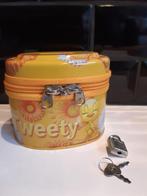 Tweety spaarpot (eind jaren '90), Enlèvement, Utilisé, Métal ou Fer blanc, Figurine de Bande dessinée ou de Dessin animé