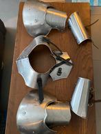 Larp Gorget, Pauldrons, Braces en Greaves (armor/harnas), Enlèvement ou Envoi, Utilisé