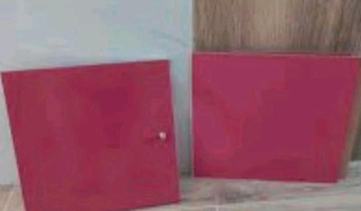 ❇️Lot kallax Ikea  portes 3 rouges 1 fushia, Maison & Meubles, Accessoires pour la Maison | Paravents d'intérieur, Enlèvement
